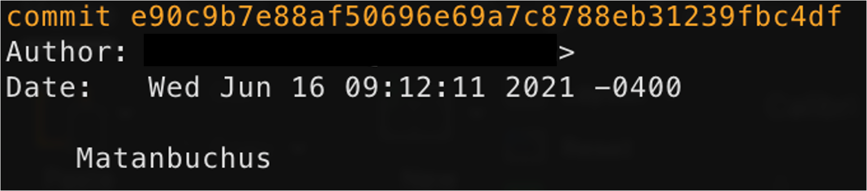 RATtrap commit showing Matanbuchus threat intelligence dated June 16, 2021