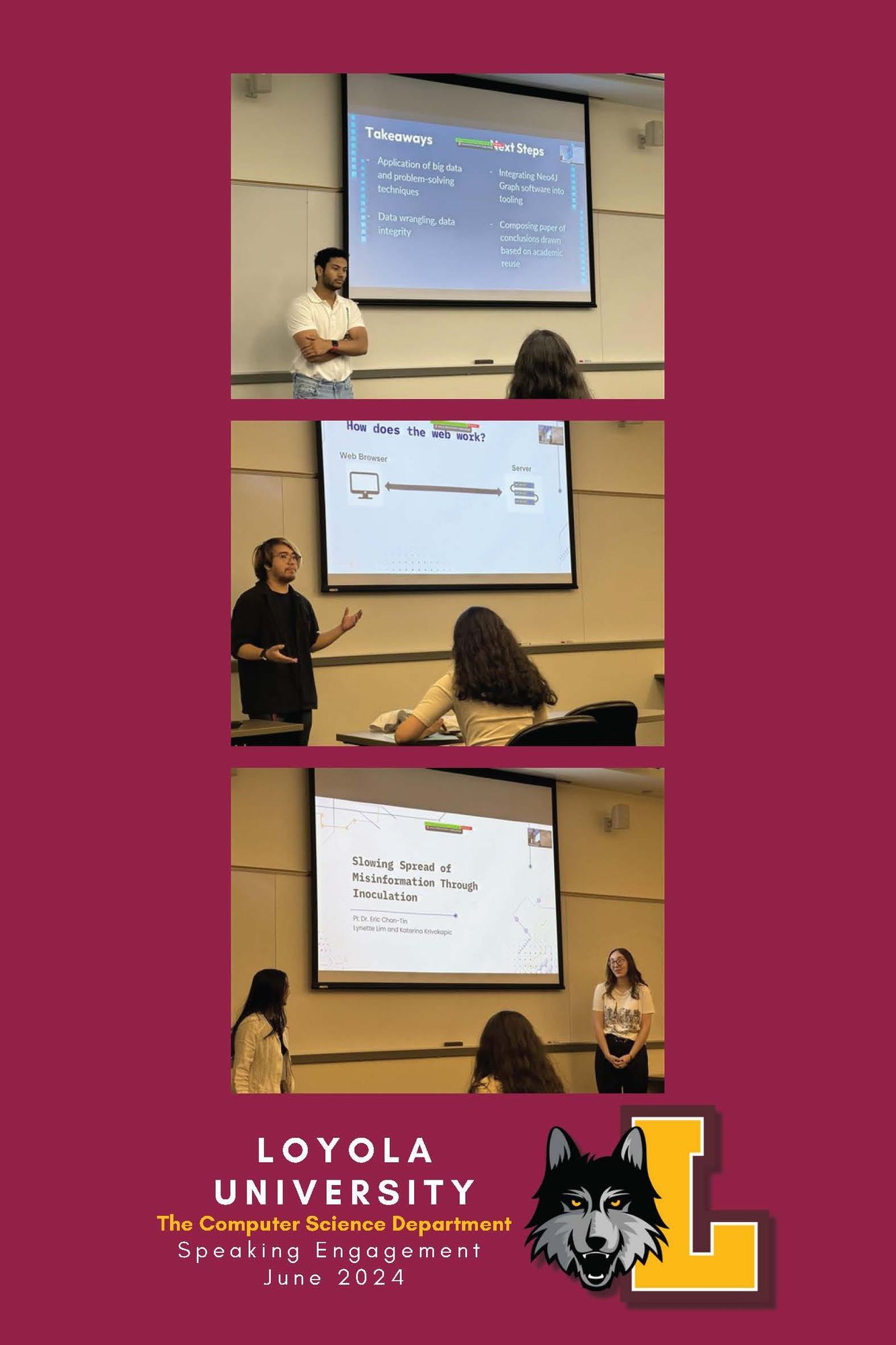 CS Undergraduate Students Present Innovative Research Projects