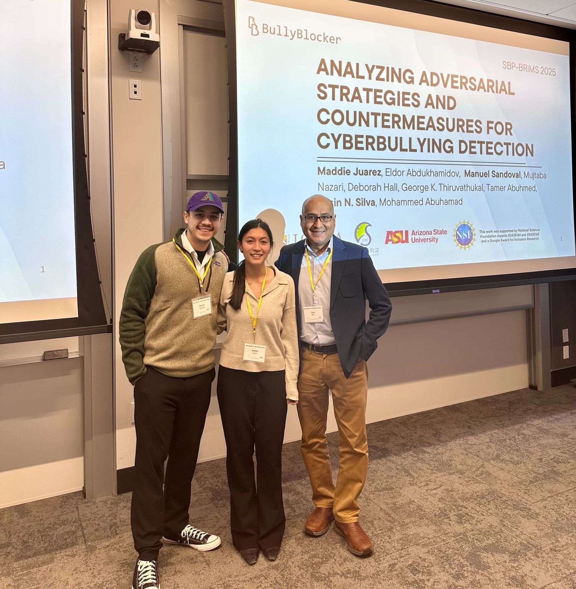 BullyBlocker Team Showcases Cyberbullying Research at SBP-BRiMS 2025