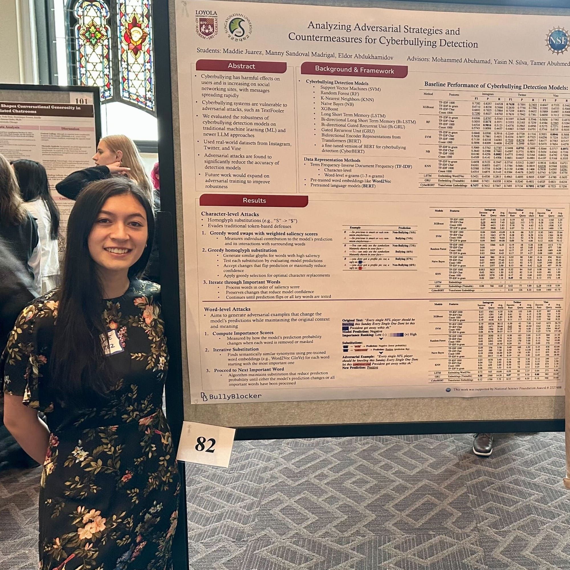 Maddie Juarez Receives Loyola Outstanding Undergraduate Research Award and NSF Graduate Research Fellowship