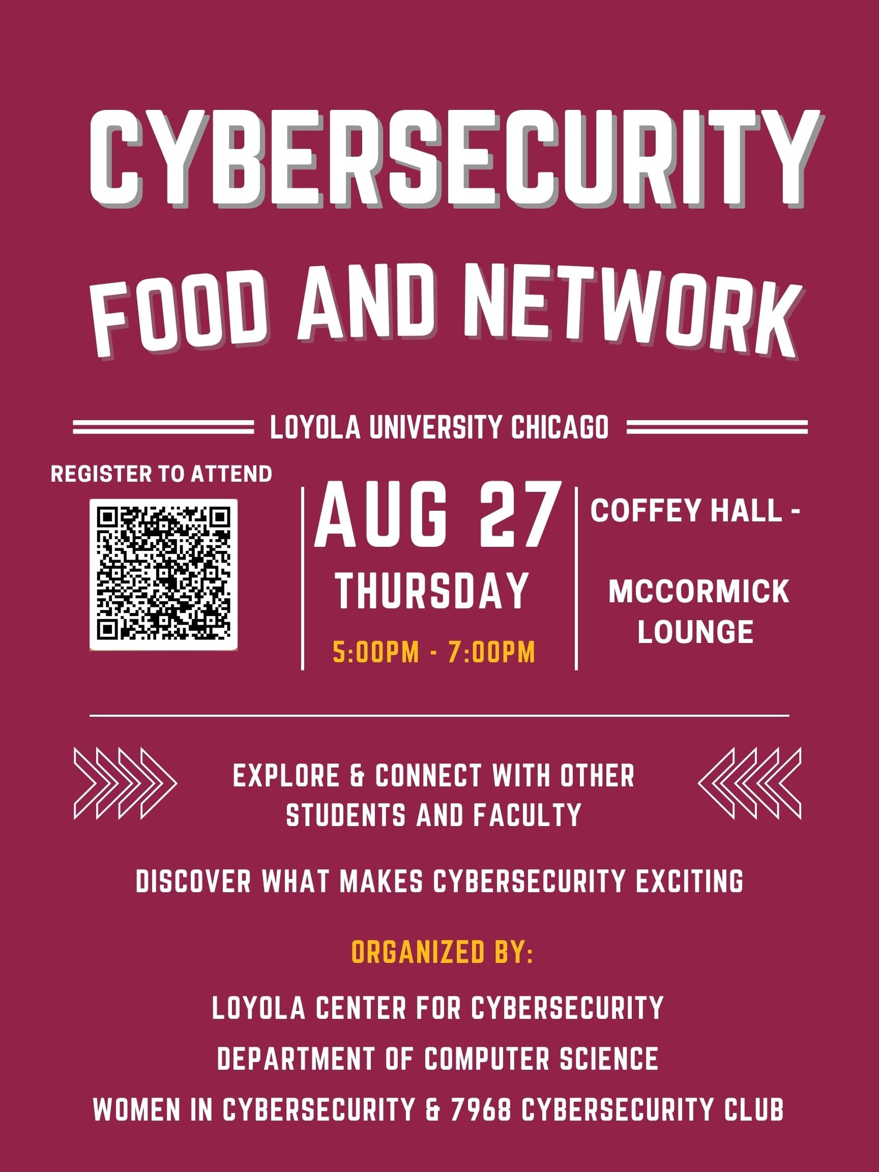 Computer Science and Cybersecurity Welcome Week