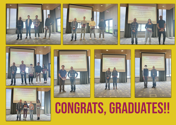 Computer Science Department 2022 Award Recipients
