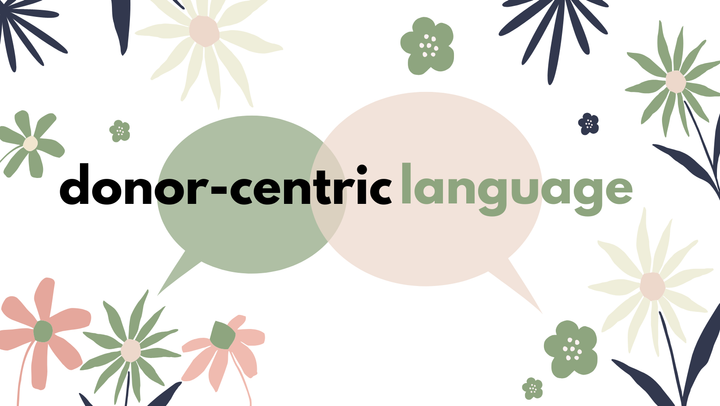 Are you using donor-centric language?