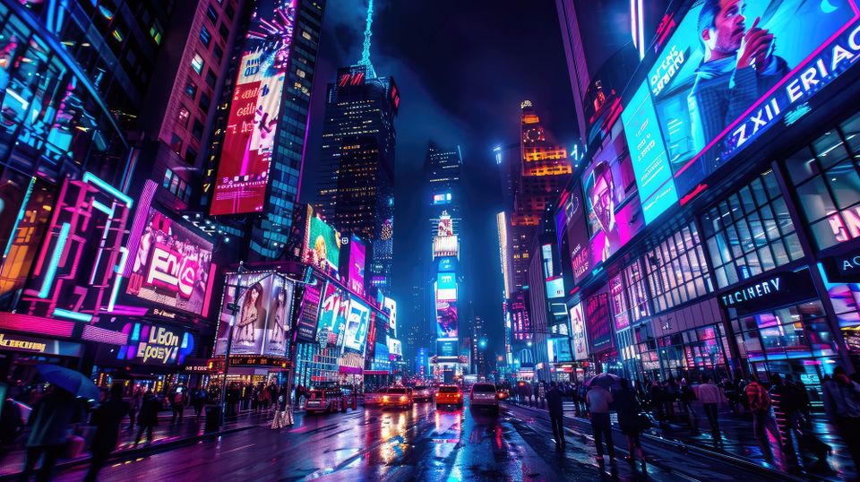 광고의 전쟁터: 타임 스퀘어에서 메타버스까지, 관심경제의 진화