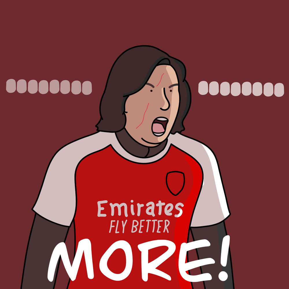 Arsenal Fulham Poorly Drawn