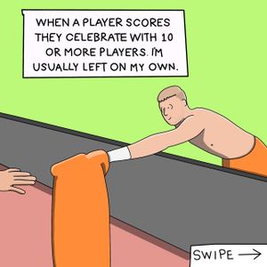 A comic about Aaron Ramsdale