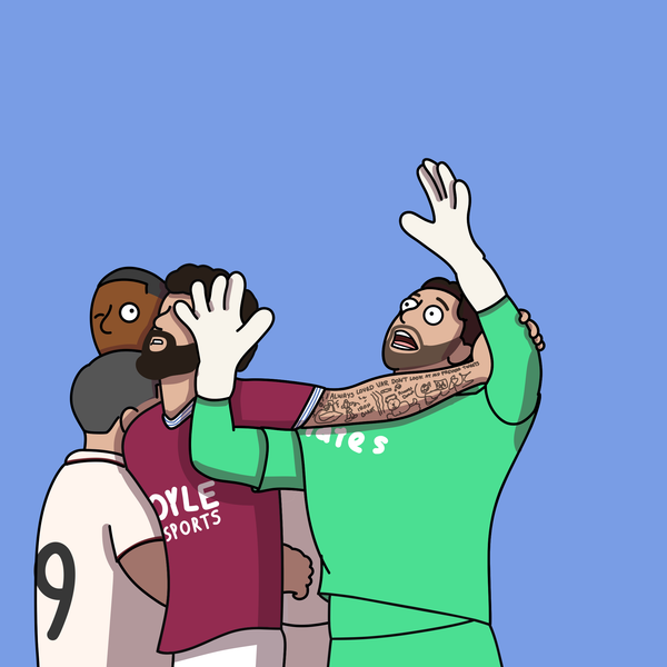West Ham Arsenal Poorly Drawn