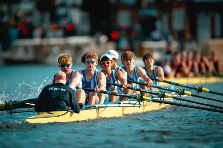 Henley Royal Regatta boat in race 