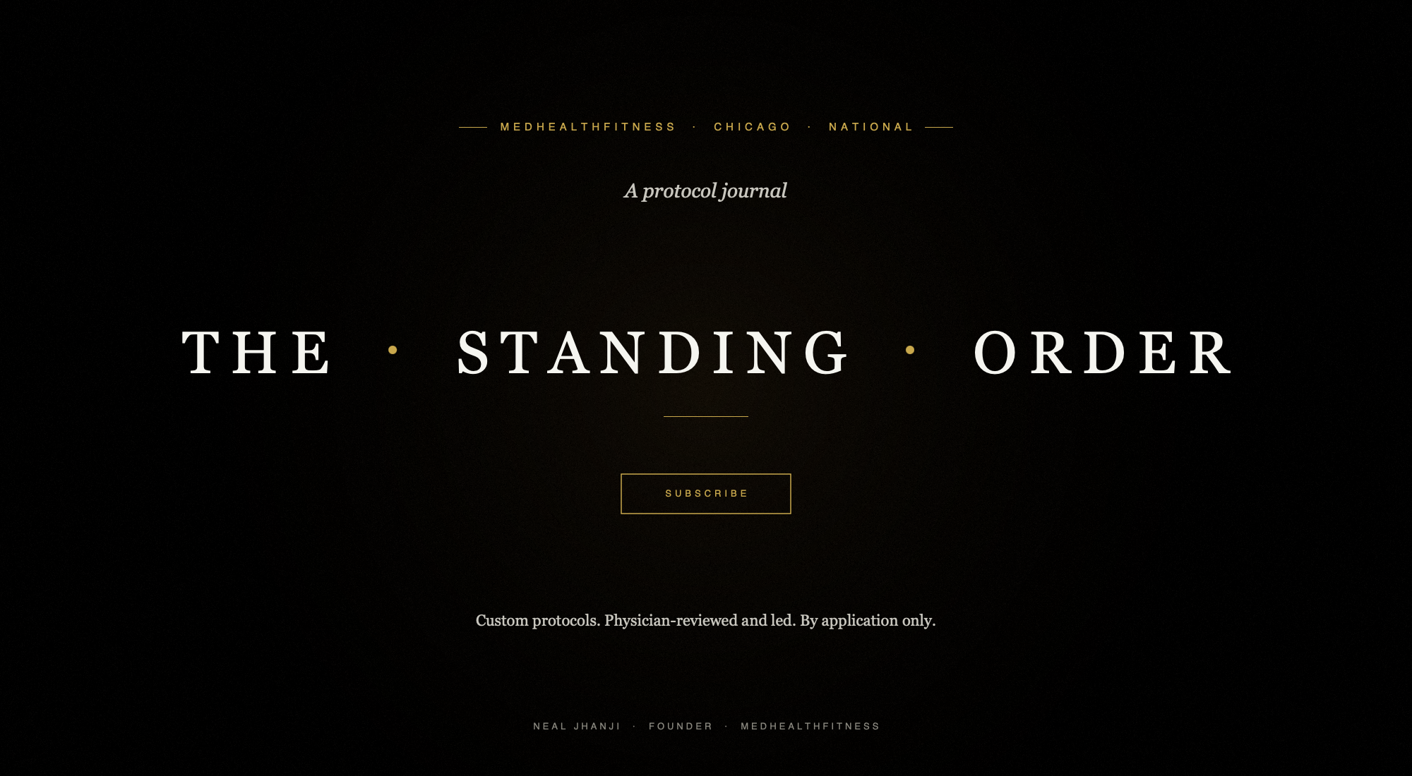 The Standing Order