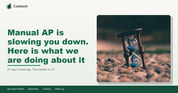 Manual AP is slowing you down. Here is what we are doing about it