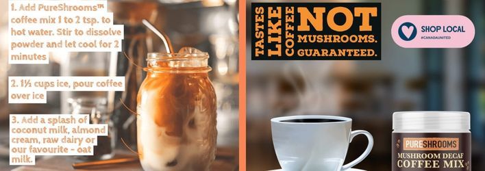 decaf mushroom coffee pureshrooms Amazon