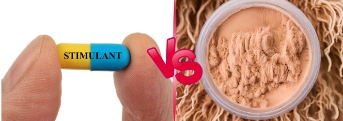lions mane powder vs stimulant