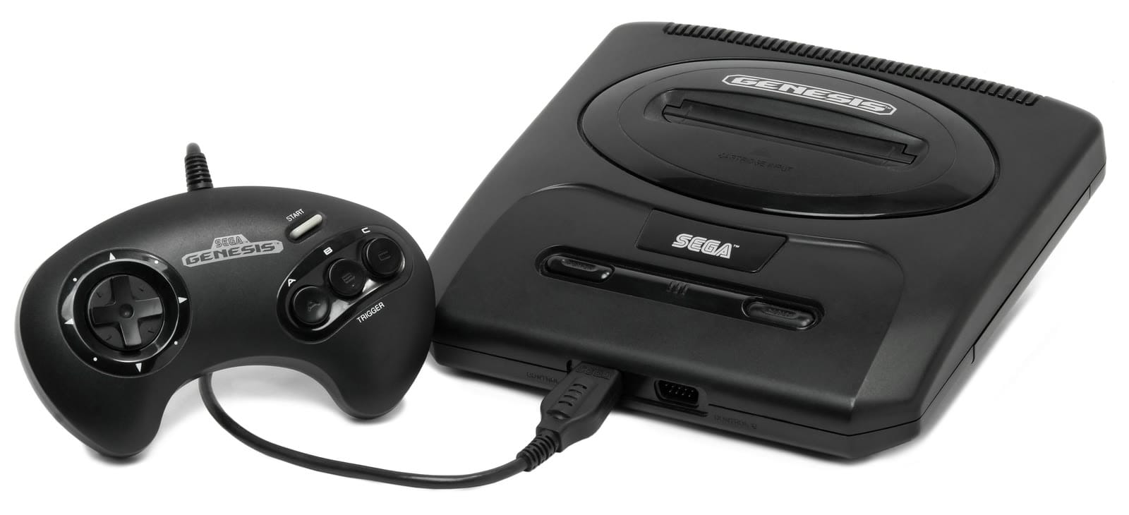 Sega Genesis Model 2 with its controller
