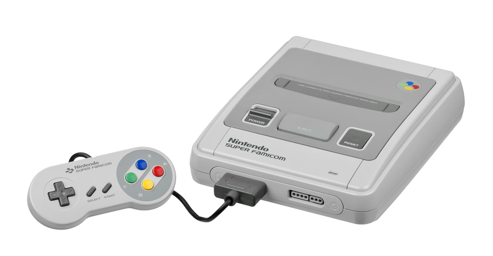 Japanese Super Famicom with its controller