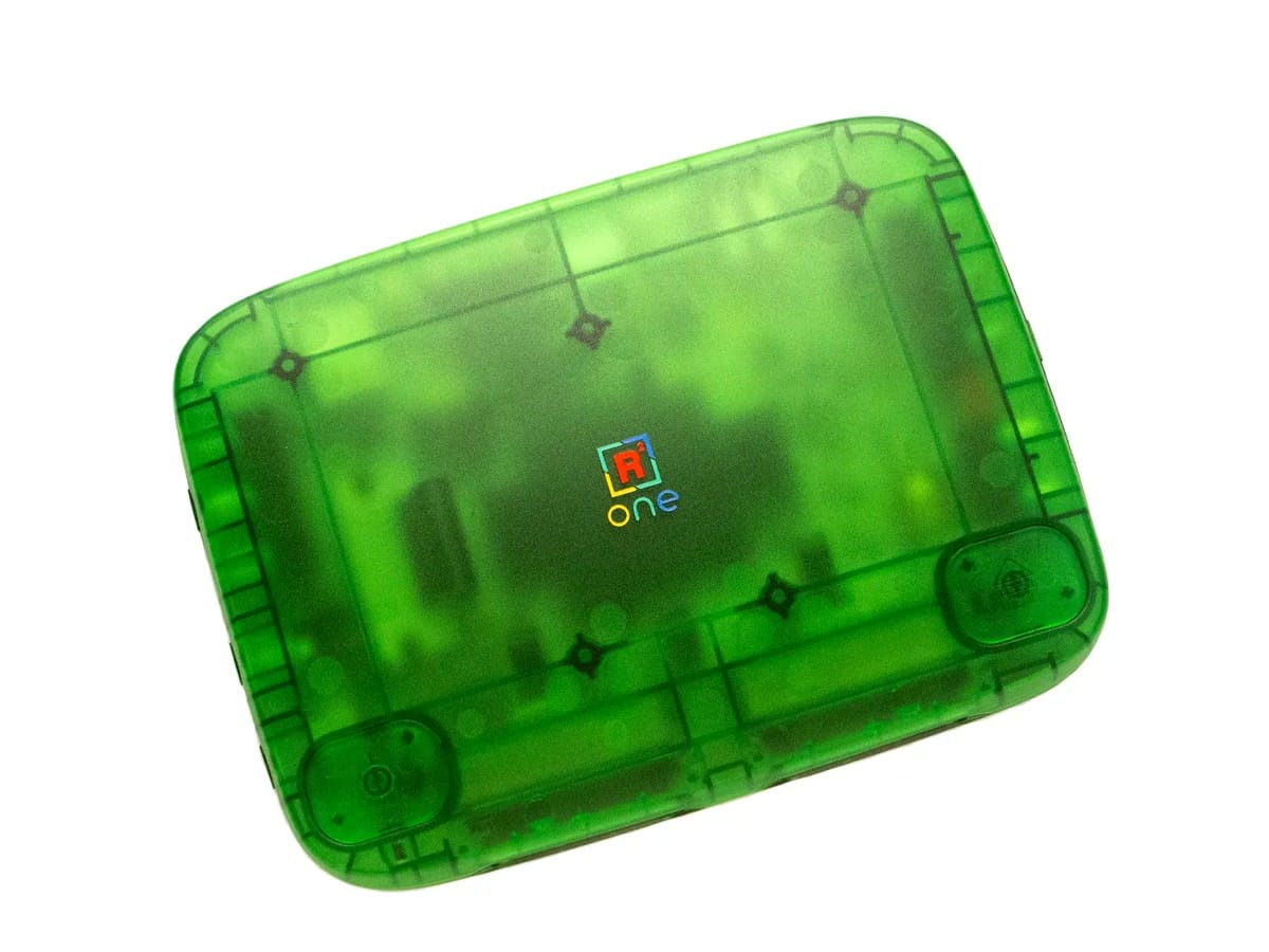 A transparent green SuperStation One console