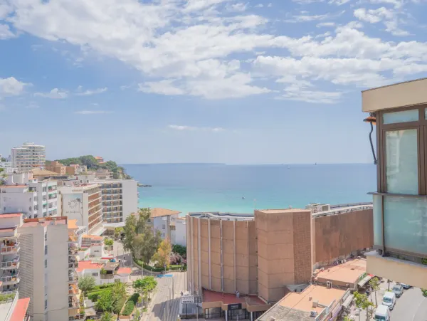 Top-floor apartment for sale in Cala Major, Southwest Mallorca, with sea views near the beach