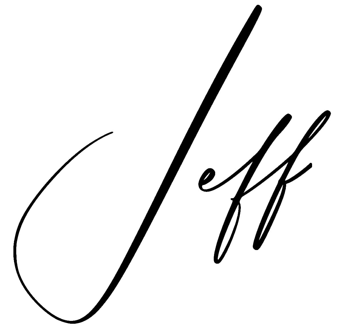 Jeff Signature