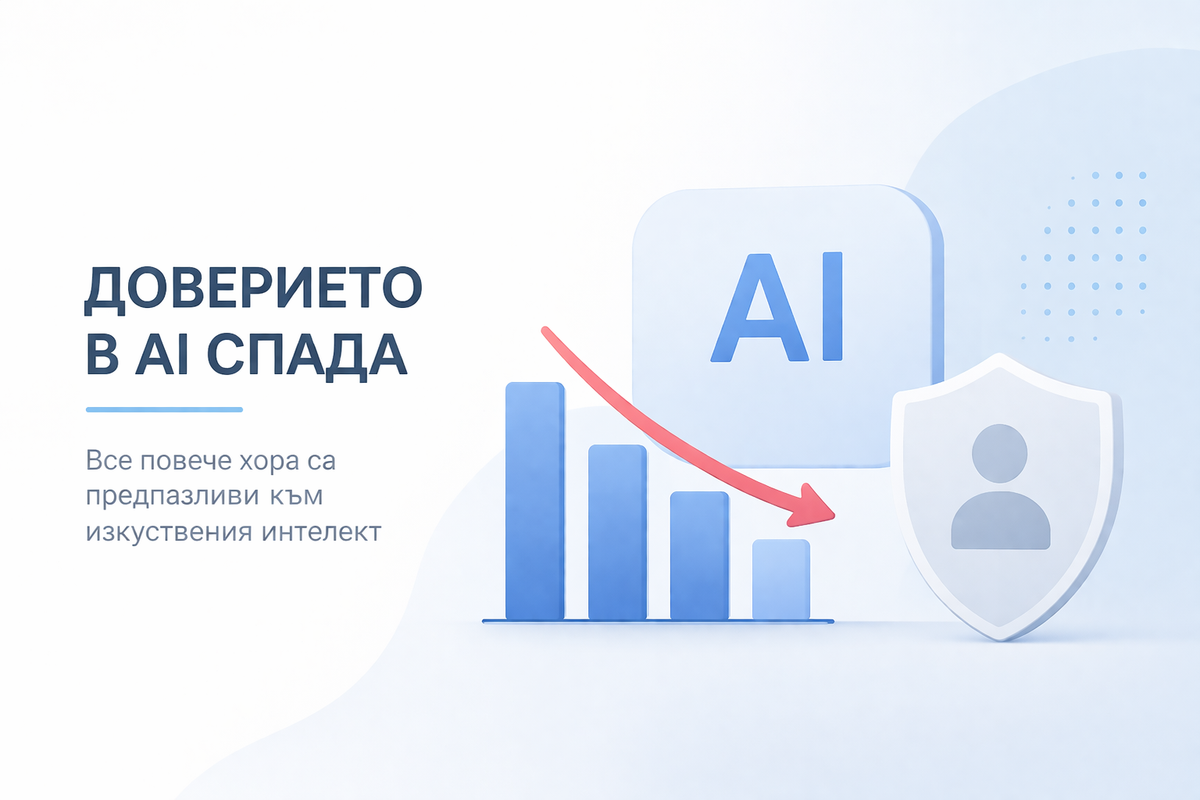 Общественото доверие към изкуствения интелект стигна дъно: 55% американци го виждат като вреда