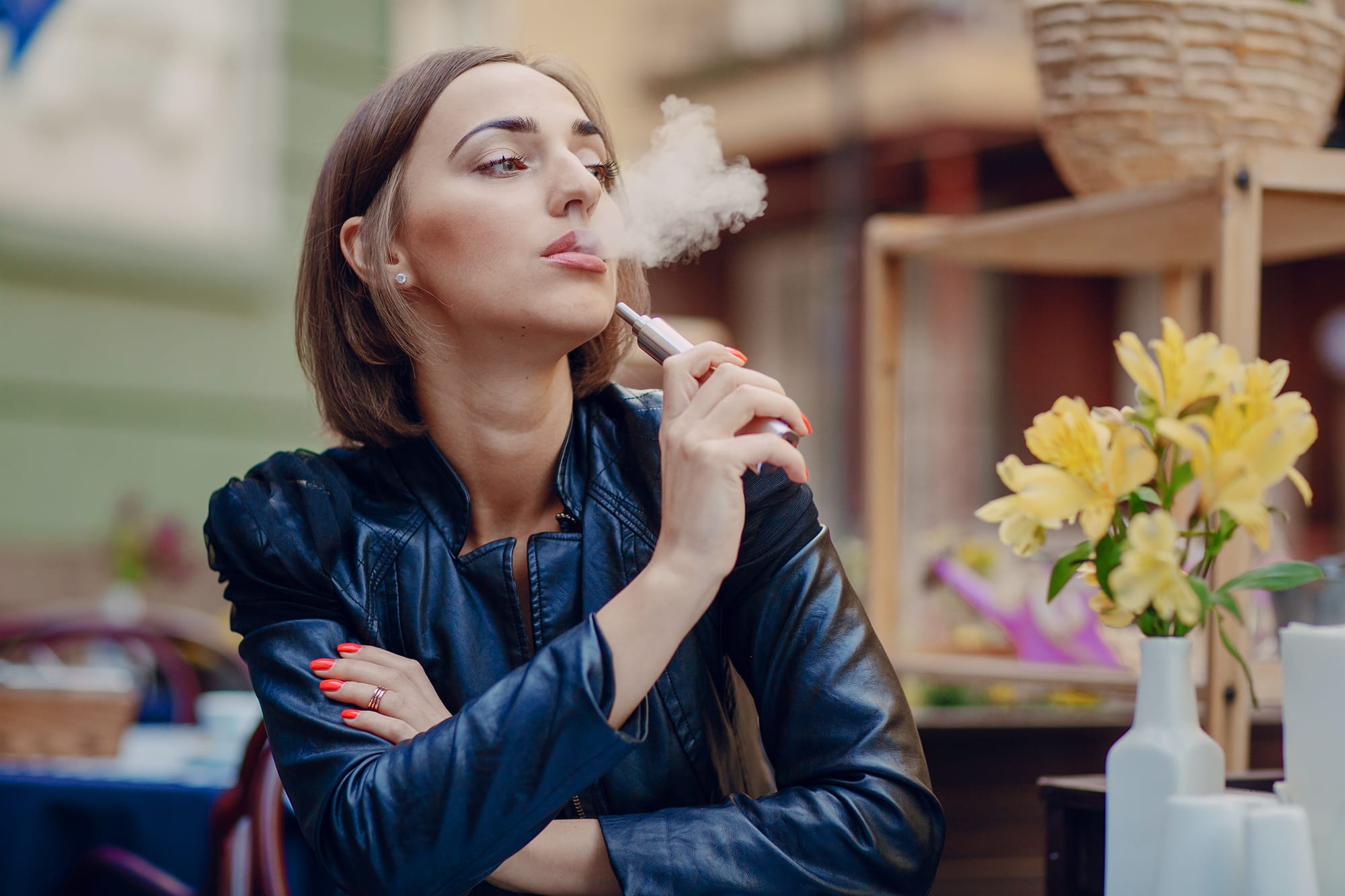 raz vape nicotine or thc is raz vape thc or nicotine Strawberry Banana Disposable Vape (20000 Puffs)  by Humble x Fifty Bar