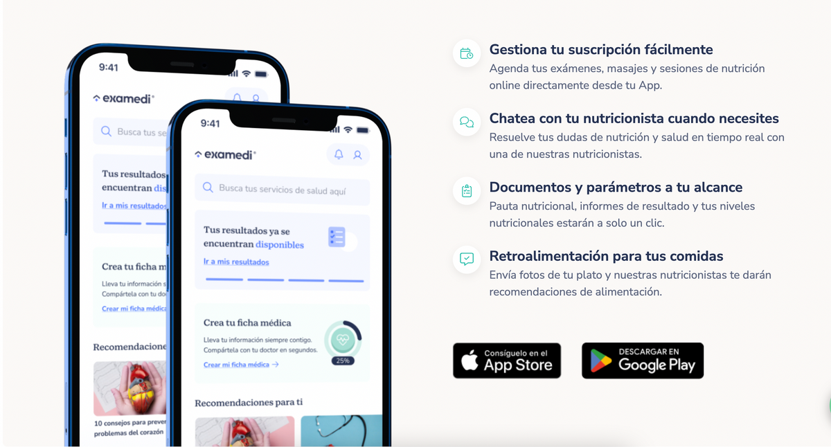 Control de tus objetivos, registro de tus comidas ¡Y mucho más con la nueva App!