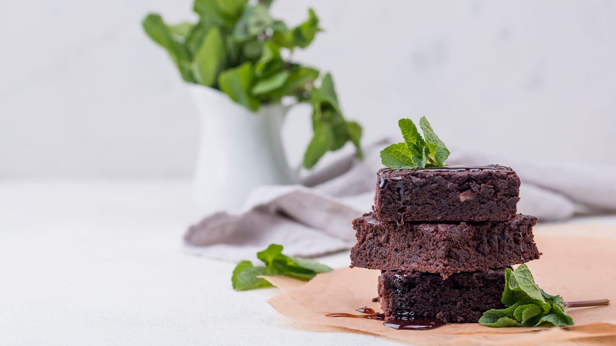 Receta saludable: Brownie de porotos negros