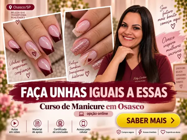 Curso de manicure online para estudar em casa em Osasco
