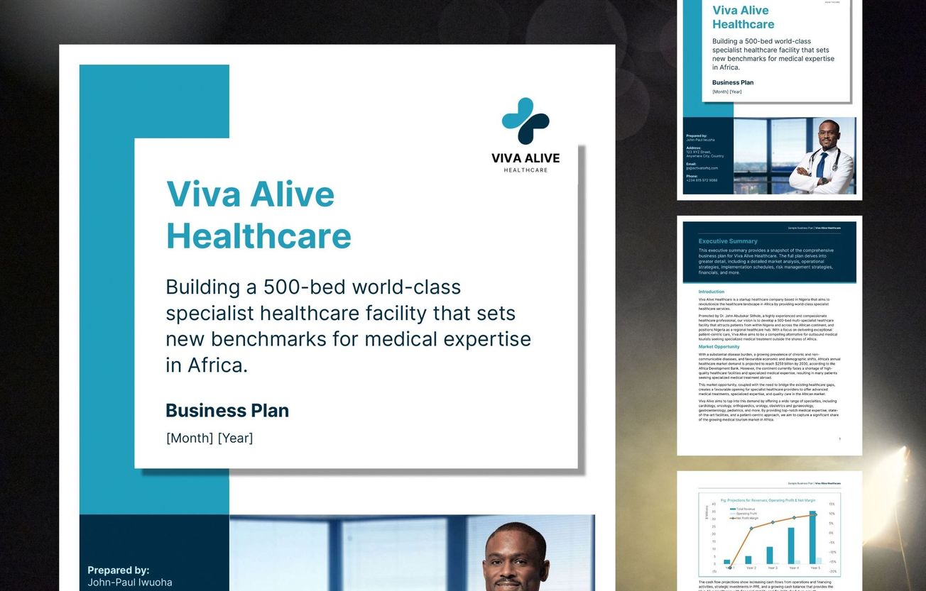 Specialist Hospital Business Plan: Viva Alive Healthcare
