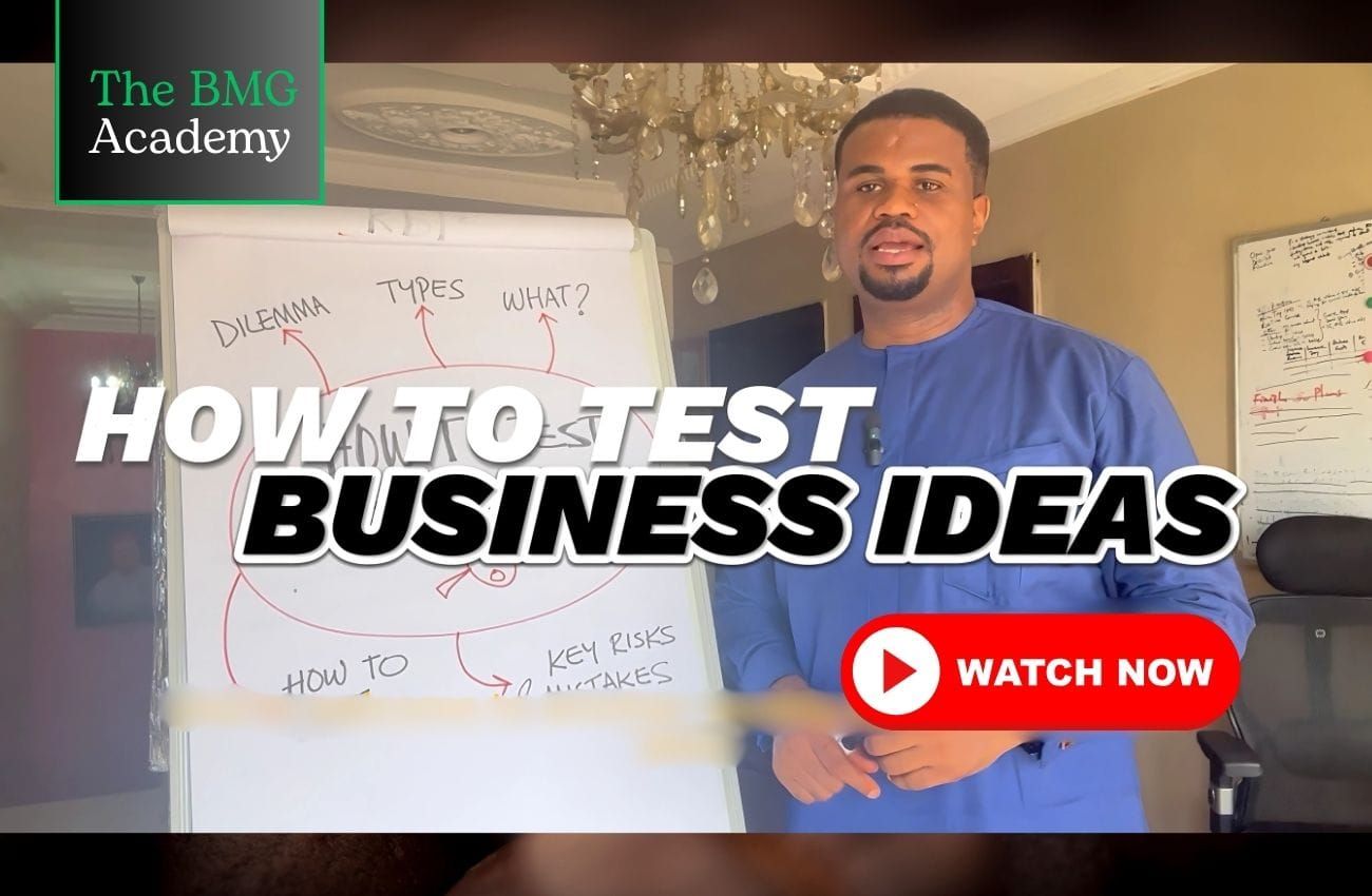 How To Test Business Ideas Before You Actually Start The Business (Course)