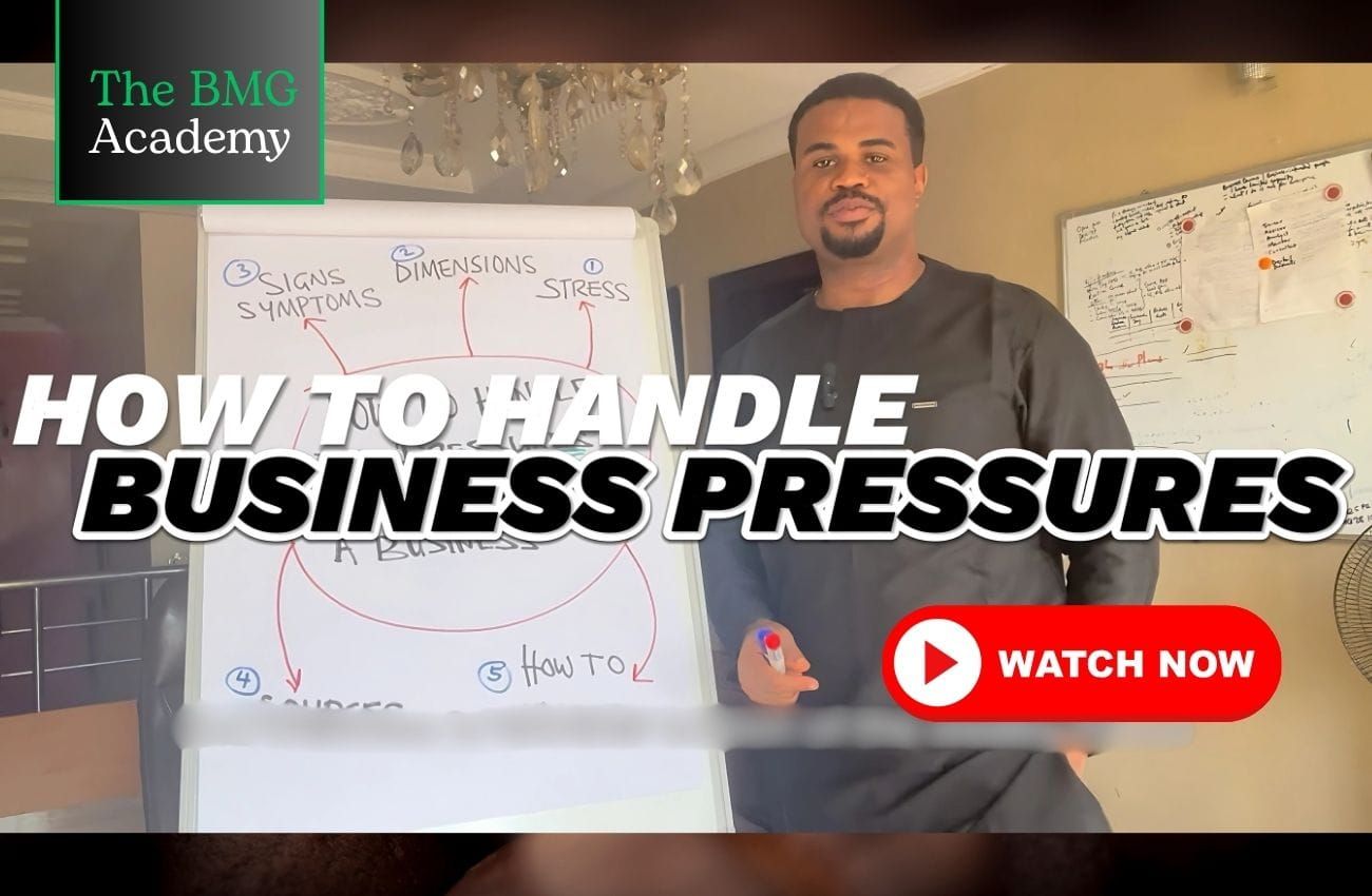 How To Handle The Pressures Of Building A Business (Course)