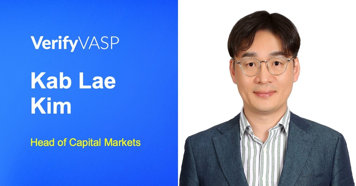 Kab Lae Kim Joins VerifyVASP as Head of Capital Markets