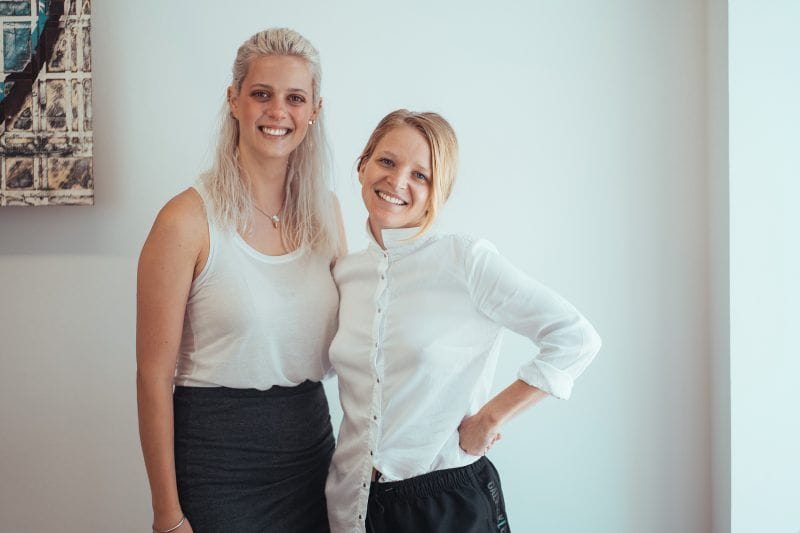 Designerka Anna Marešová s Lucií Kovalovou