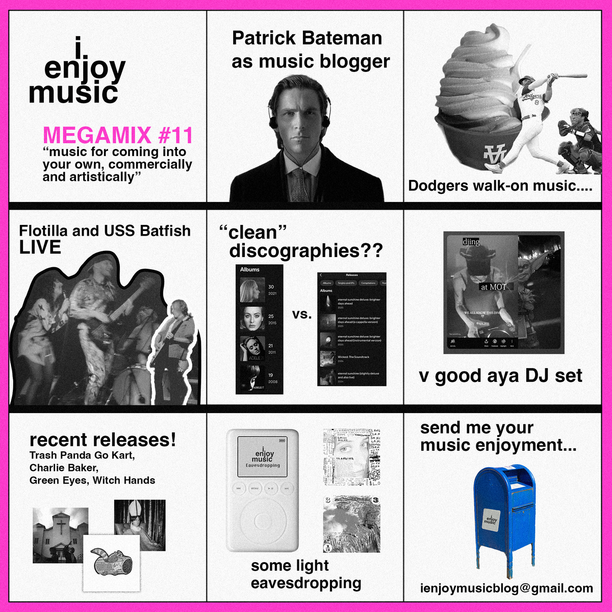 music for coming into your own, commercially and artistically (megamix 11)