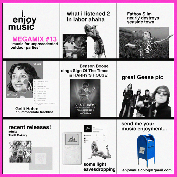 music for unprecedented outdoor parties (megamix 13)