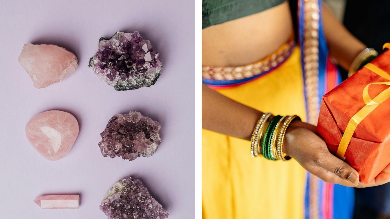 A pyrite bracelet pairs beautifully with other gemstone jewelry, creating a striking and harmonious look.