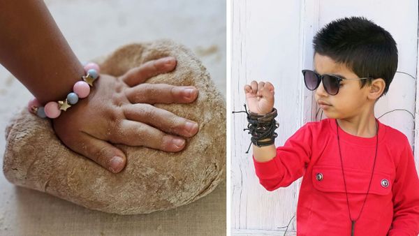 Pyrite bracelets can charm children with their aesthetic appeal and potential energetic benefits.