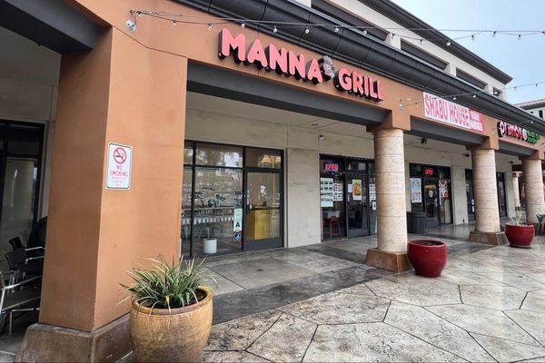 Eat This, Riverside: Spicy Buckwheat Noodles and Tasty Spam Roll-ups at Manna Grill