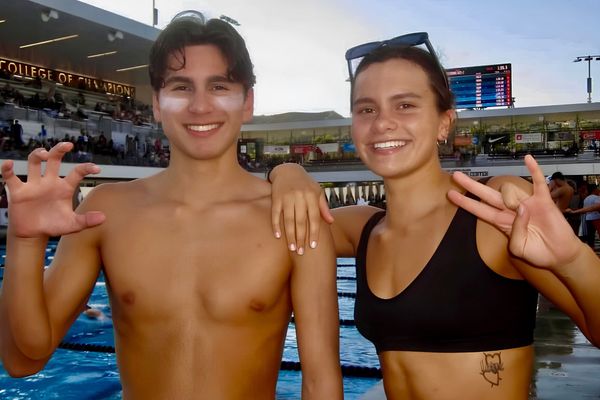 DeAnda Twins Make Waves at State Meet, Look Ahead to Senior Season
