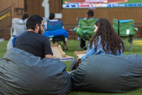 Riverside Offers Fresh Take on NFL Viewing with Outdoor 'Backyard' Experience