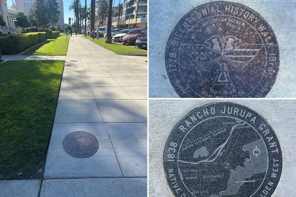 Riverside History Walk Returns to Main Street After 13 Years in Storage