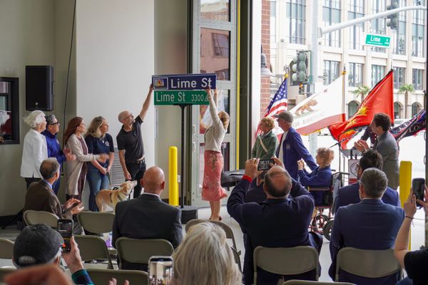Downtown Lime Street Portion Named to Honor Fallen Riverside Firefighter