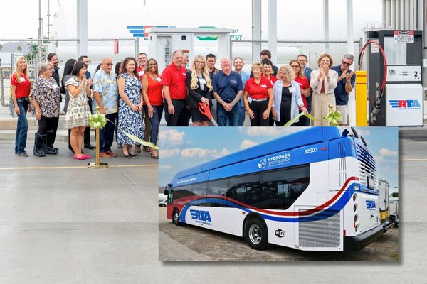 RTA Unveils Hydrogen Fueling Station, First Zero-Emission Buses