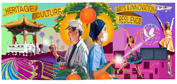 A photo of the proposed new mural that will be visible on the Box Theatre.