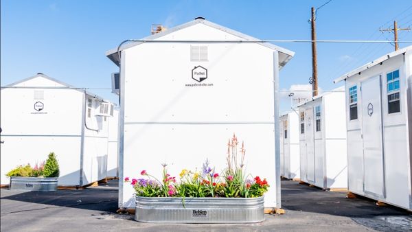 Village of shelter units celebrates one year of housing Riverside’s homeless