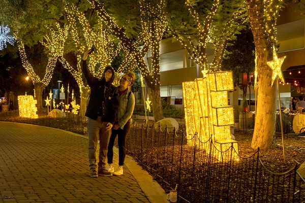 Millions of twinkling lights adorn the City of Riverside