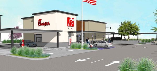 Drive-thru only Chick-fil-a planned for Citrus Landing shopping center on the Planning Commission menu