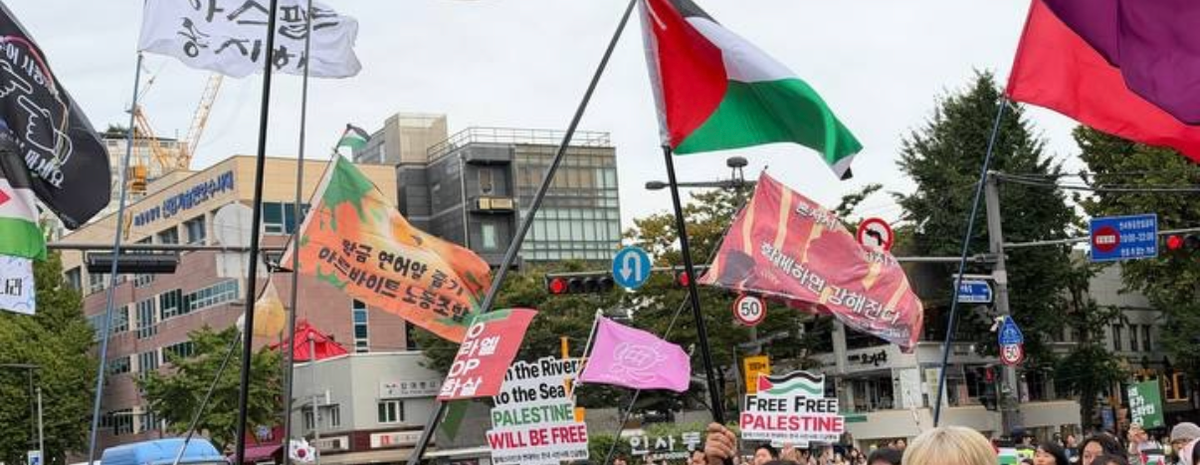 3+ Years of Korea Palestine Marches (video)
