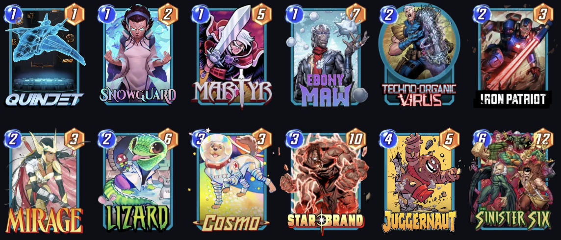 Deck image — click/tap to copy deck code