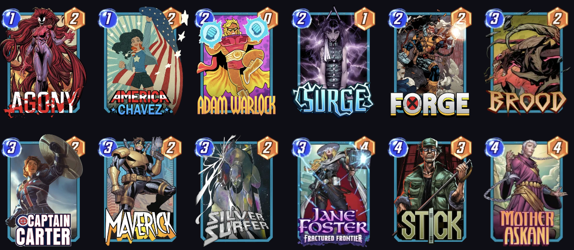 Deck image — click/tap to copy deck code