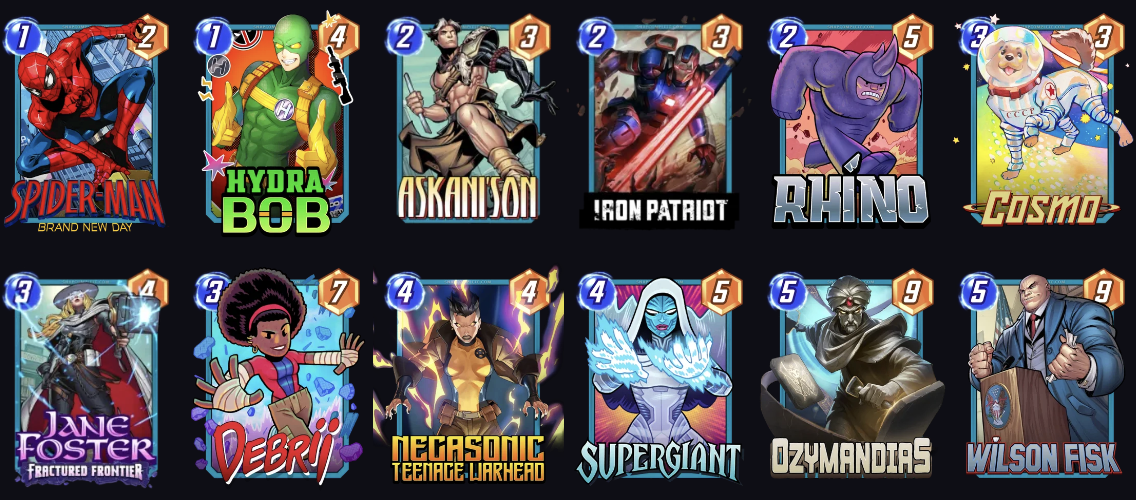 Deck image — click/tap to copy deck code