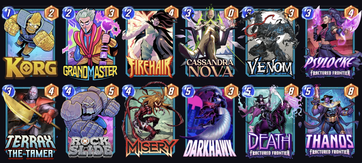 Deck image — click/tap to copy deck code